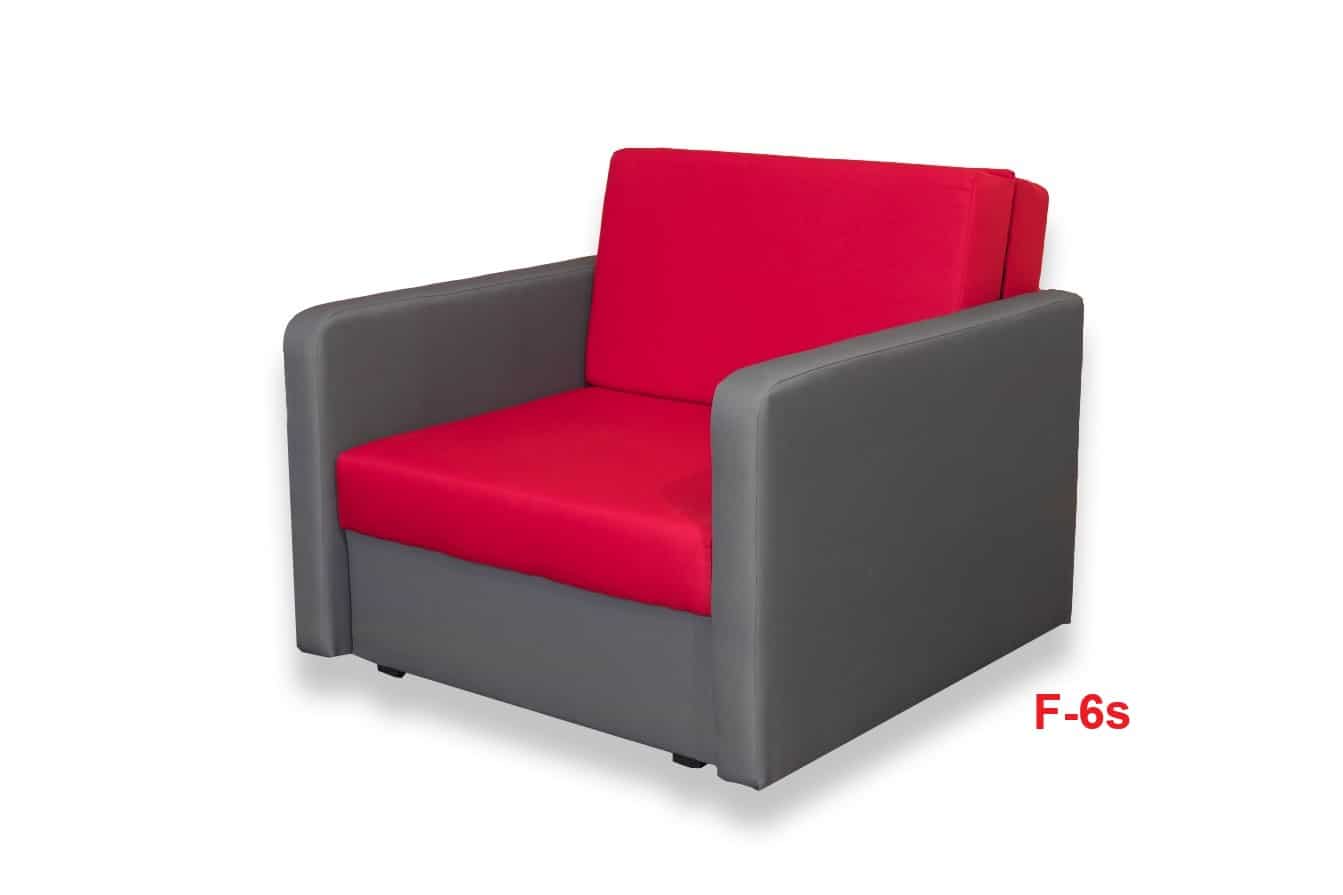 fotel czerwony