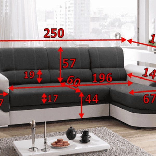 TRENDI corner sofa bed