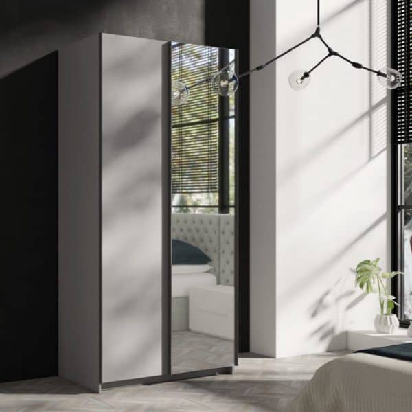 wardrobe RICK grey 100