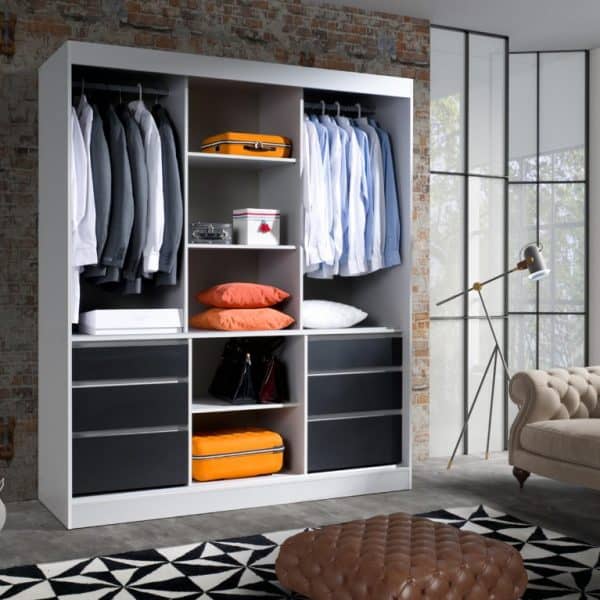 wardrobe HAITI white 180