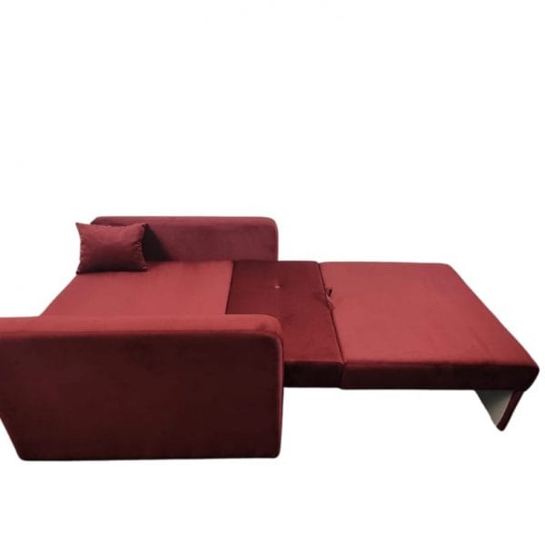 ARMCHAIR VELVET RED