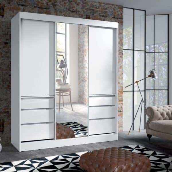 wardrobe HAITI white 180