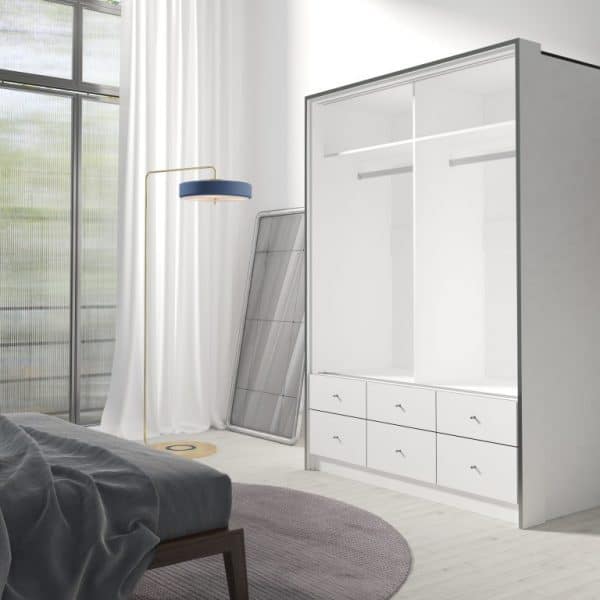 wardrobe NEAPOL 155 white