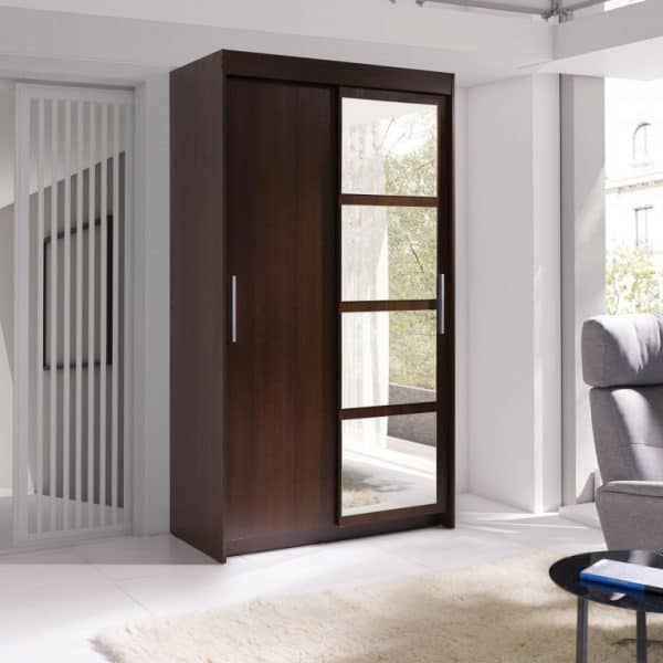 wardrobe NERO WENGE 120