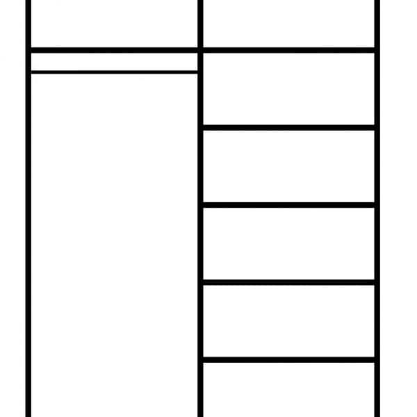 wardrobe KARO SONOMA 100