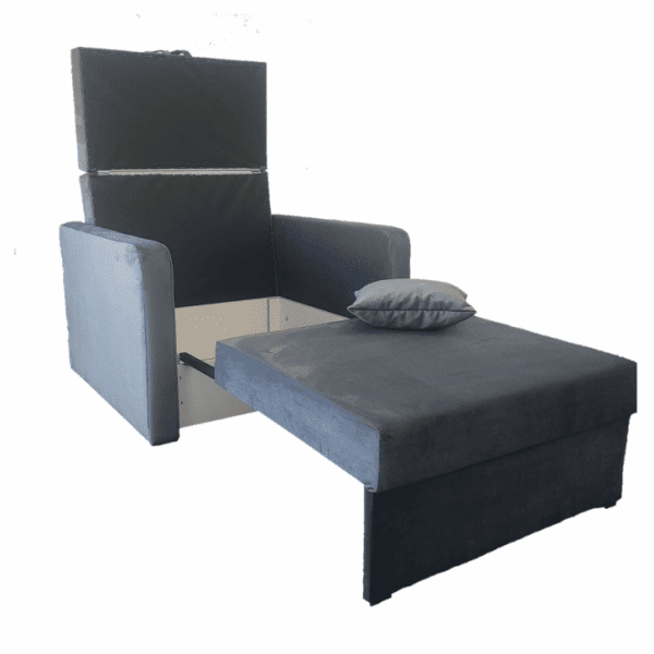 ARMCHAIR VELVET GREY