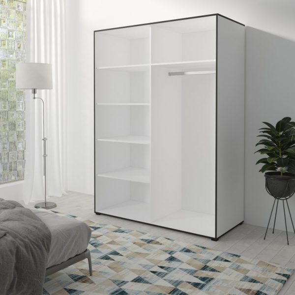 wardrobe OSLO II 120 white