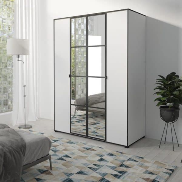 wardrobe OSLO II 150 white