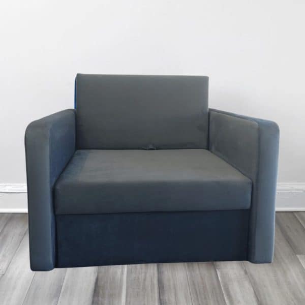 ARMCHAIR VELVET GREY